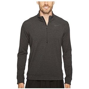 Nike Mens Quarter Zip Dri Fit black